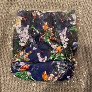Navy Star Wars cloth diaper
